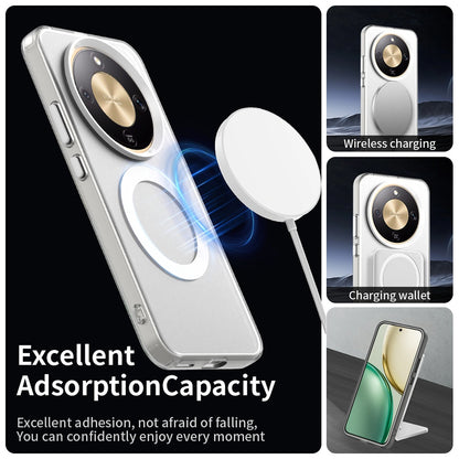 MagSafe hoesje voor Honor Magic8 Lite, Techsuit, CandyCase, Wit