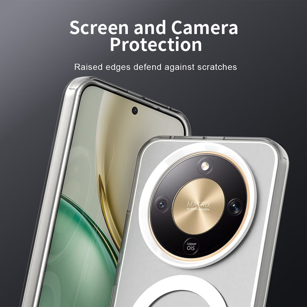 MagSafe hoesje voor Honor Magic8 Lite, Techsuit, CandyCase, Wit