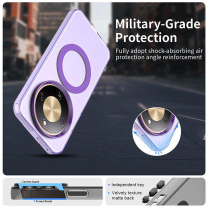 MagSafe hoesje voor Honor Magic8 Lite, Techsuit, CandyCase, Paars