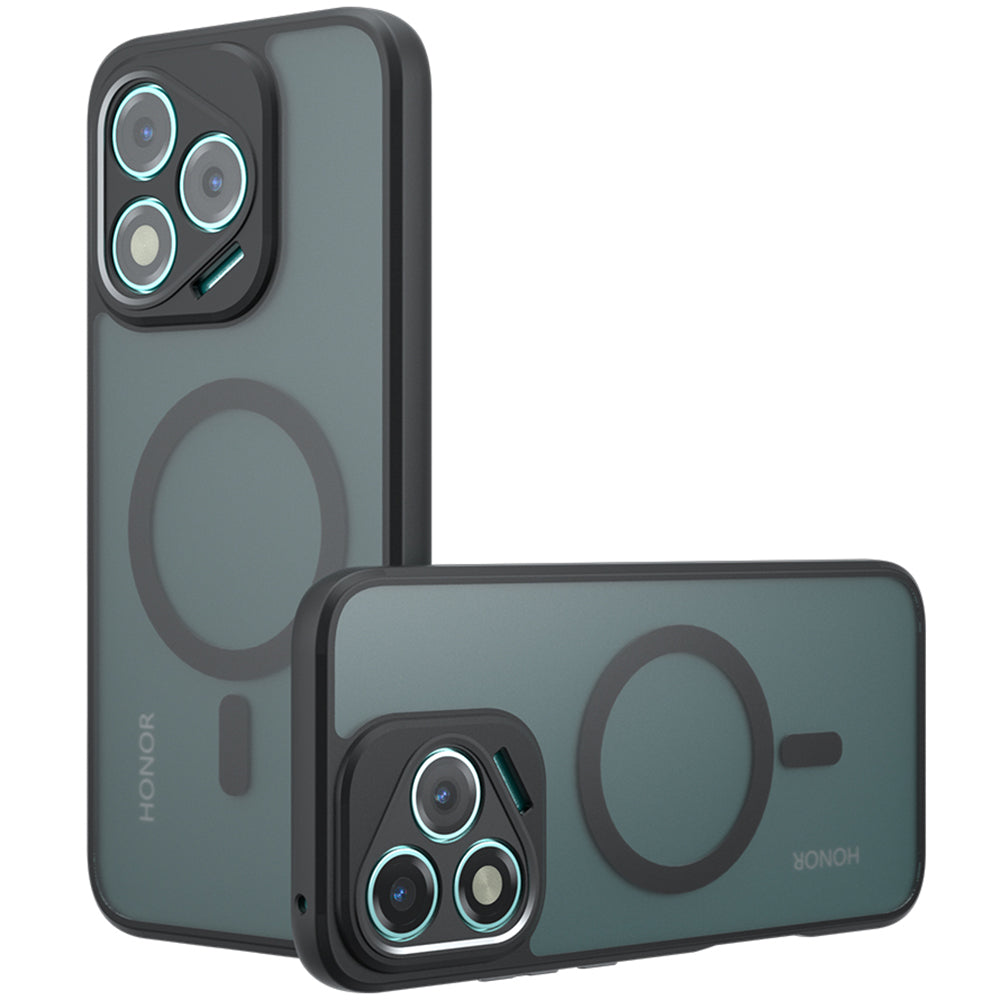 MagSafe hoes voor Honor Magic8 Lite, Techsuit, PureFrost, Satijnzwart