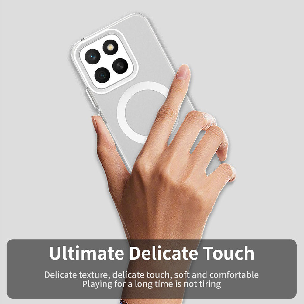 MagSafe-hoes voor Honor X8c, Techsuit, CandyCase, Wit