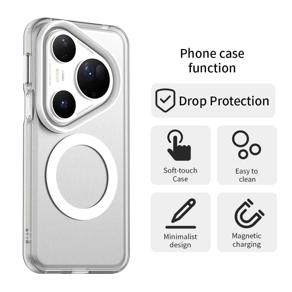 MagSafe Case for Huawei Pura 80 Ultra, Techsuit, CandyCase, White