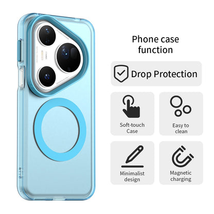 MagSafe-hoes voor Huawei Pura 80 Ultra, Techsuit, CandyCase, Blauw