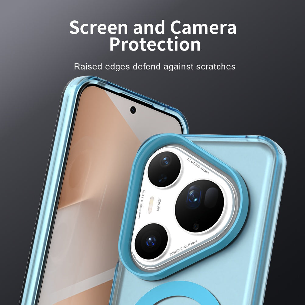 MagSafe-hoes voor Huawei Pura 80 Ultra, Techsuit, CandyCase, Blauw