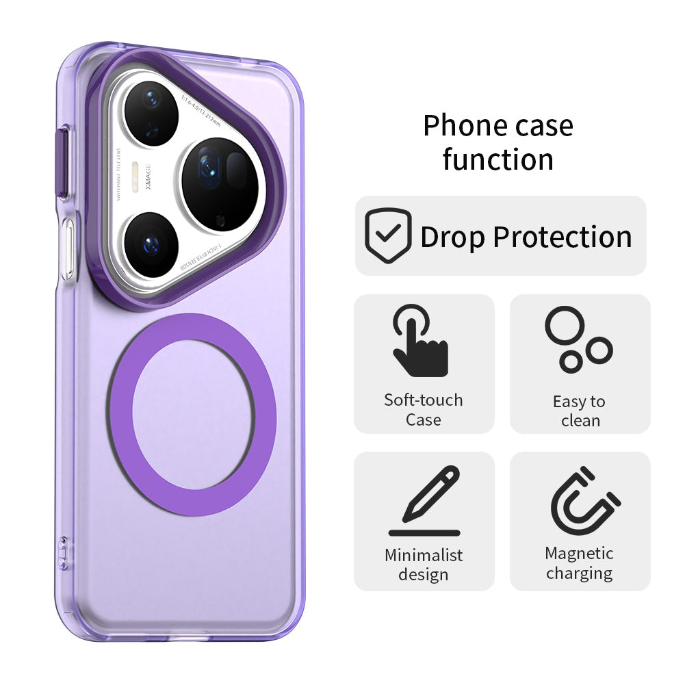 MagSafe Case for Huawei Pura 80 Ultra, Techsuit, CandyCase, Purple