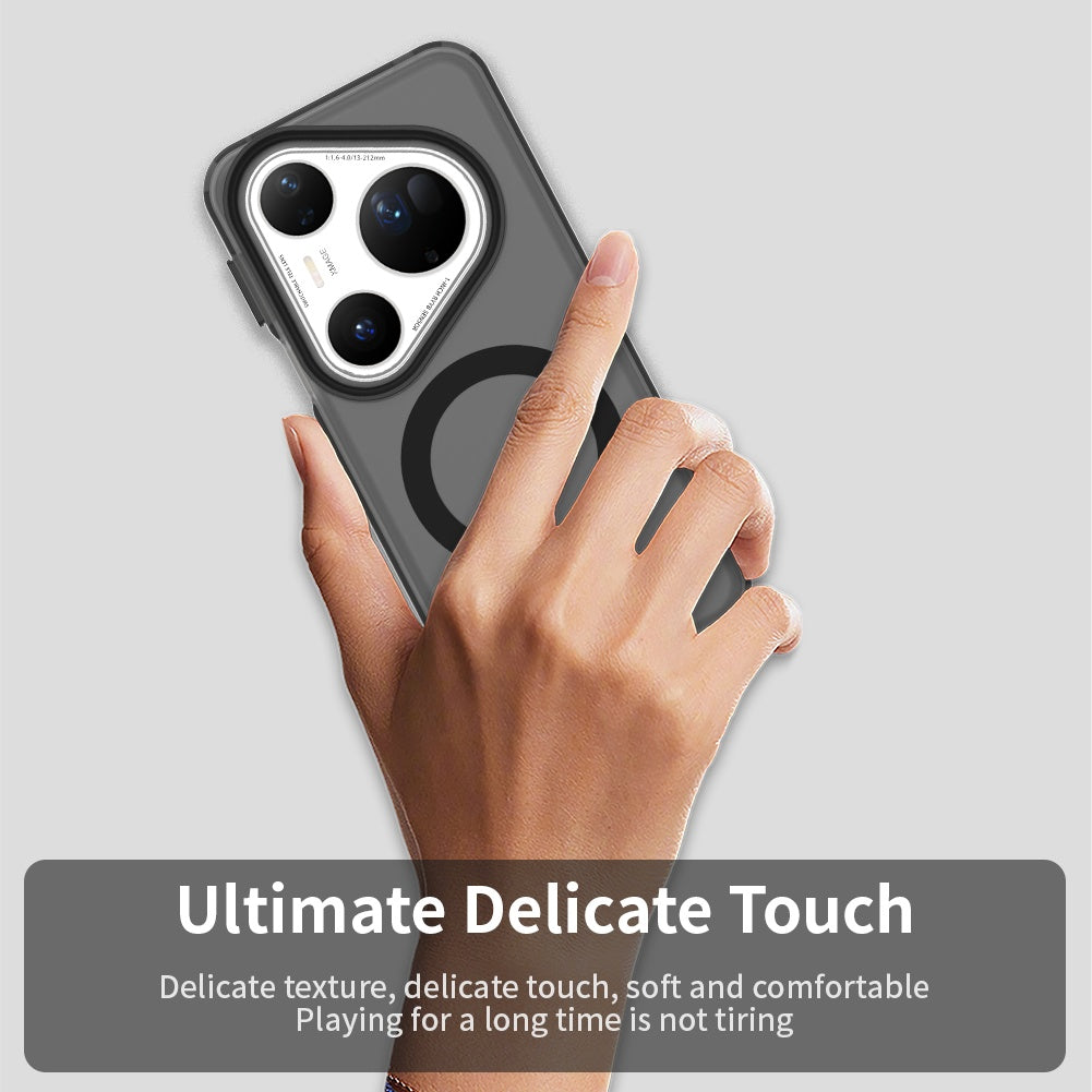 MagSafe-hoes voor Huawei Pura 80 Ultra, Techsuit, CandyCase, Zwart