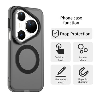 MagSafe-hoes voor Huawei Pura 80 Ultra, Techsuit, CandyCase, Zwart