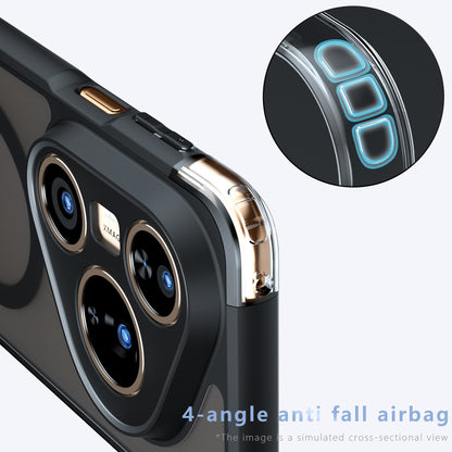 MagSafe-hoes voor Huawei Pura 80 Ultra, Techsuit, PureFrost, Zwart Satijn
