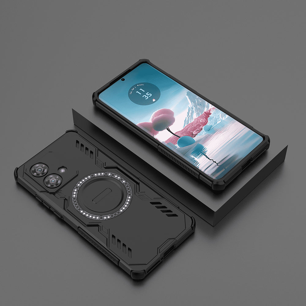 MagSafe-hoes voor Motorola Edge 40 Neo, Techsuit, ArmorMag, Zwart