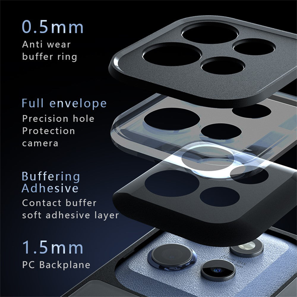 MagSafe hoes voor Motorola Edge 60 Neo / Edge 50 Neo / ThinkPhone 25, Techsuit, PureFrost, Satijnzwart