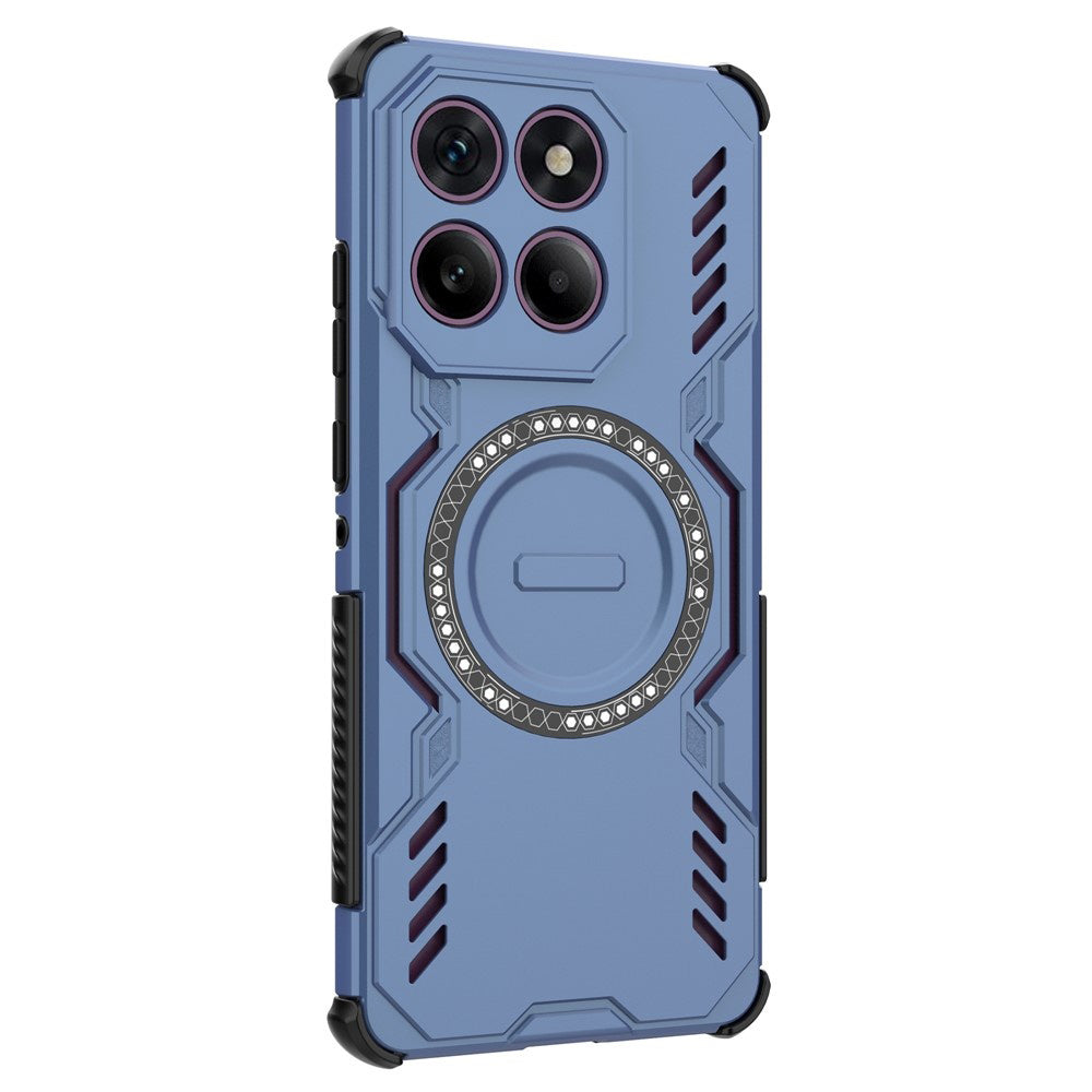 MagSafe-hoes voor Motorola Edge 60 Pro, Techsuit, ArmorMag, Blauw