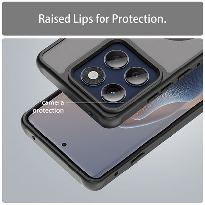 MagSafe Case for Motorola Edge 60 Pro, Techsuit, HaloFrost II (Big Lens Hole), Black