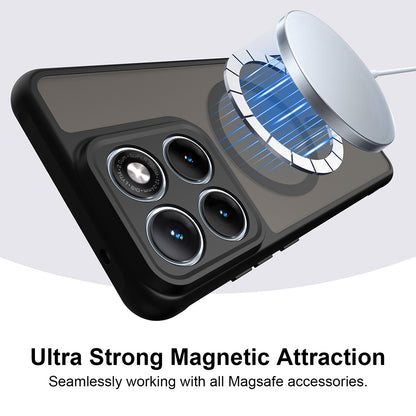 MagSafe hoes voor Motorola Edge 70 Fusion, Techsuit, HaloFrost II, Zwart