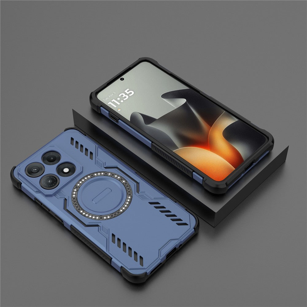 MagSafe-hoes voor Motorola Edge 70 Max, Techsuit, ArmorMag, Blauw