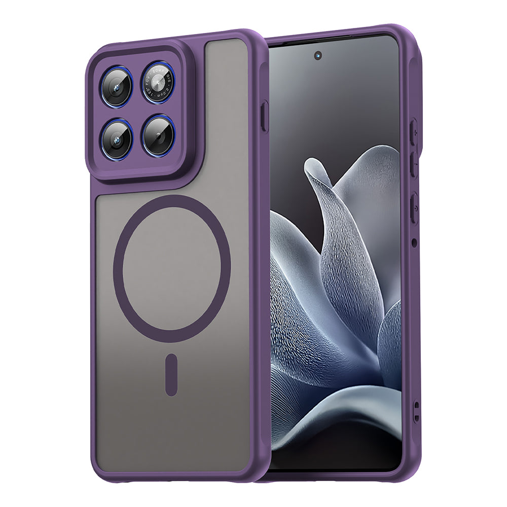 MagSafe hoesje voor Motorola Edge 70, Techsuit, HaloFrost II, Paars