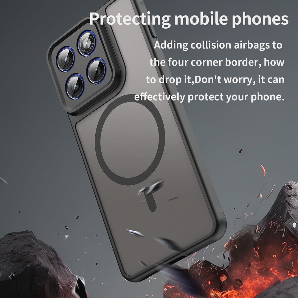 MagSafe hoesje voor Motorola Edge 70, Techsuit, HaloFrost II, Zwart