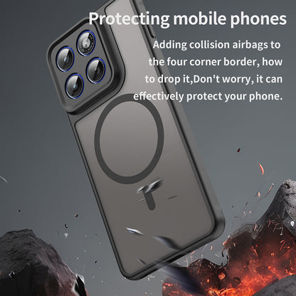 MagSafe hoesje voor Motorola Edge 70, Techsuit, HaloFrost II, Zwart