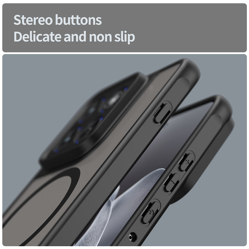 MagSafe hoesje voor Motorola Edge 70, Techsuit, HaloFrost II, Zwart