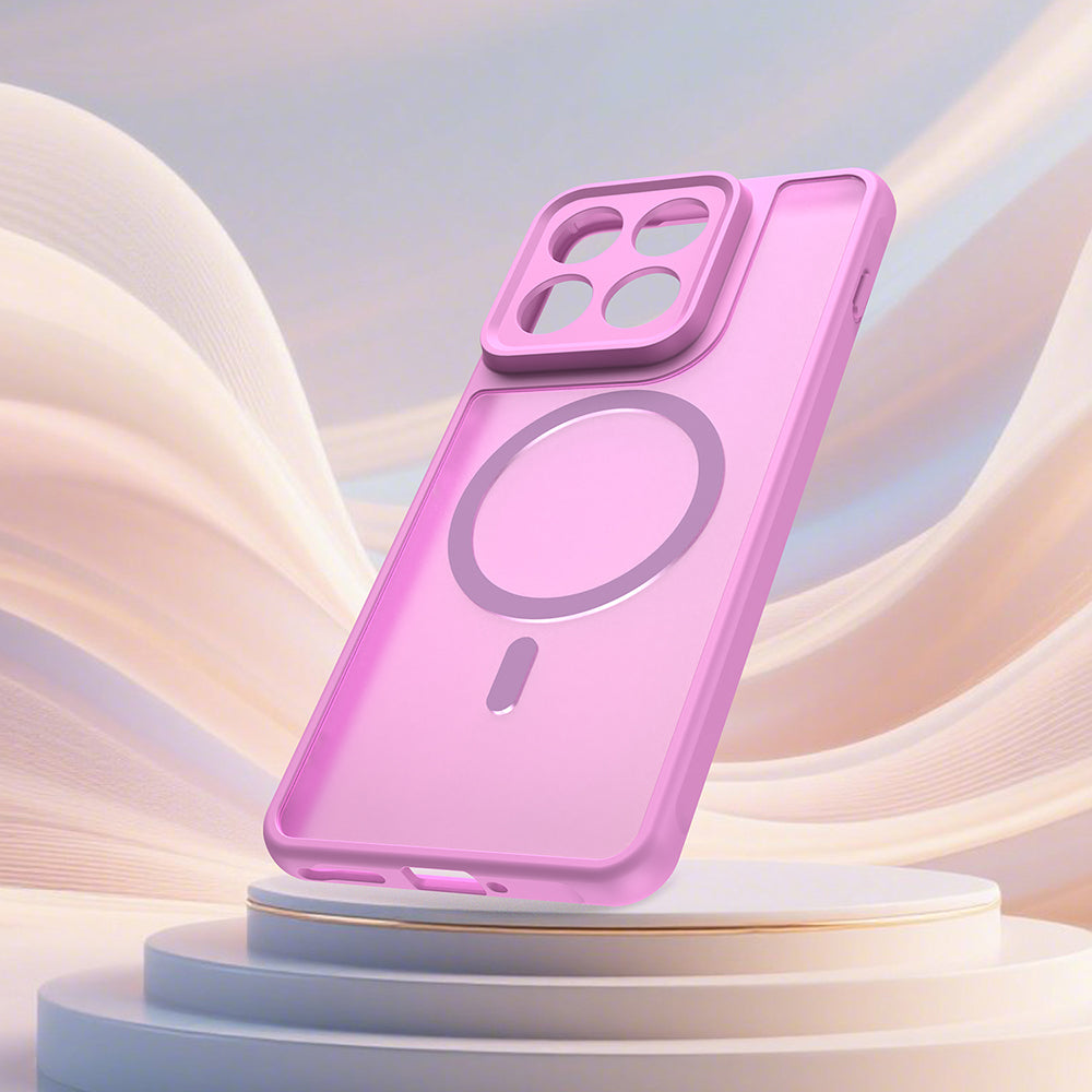 MagSafe Case for Motorola Edge 70, Techsuit, HaloFrost II, Pink
