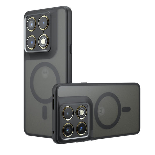 MagSafe hoes voor Motorola Edge 70 Ultra / Signature, Techsuit, PureFrost, Satijnzwart