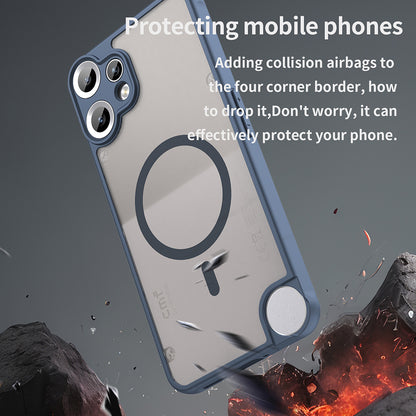 MagSafe-hoes voor Nothing CMF Phone 2 Pro, Techsuit, HaloFrost II, Marineblauw
