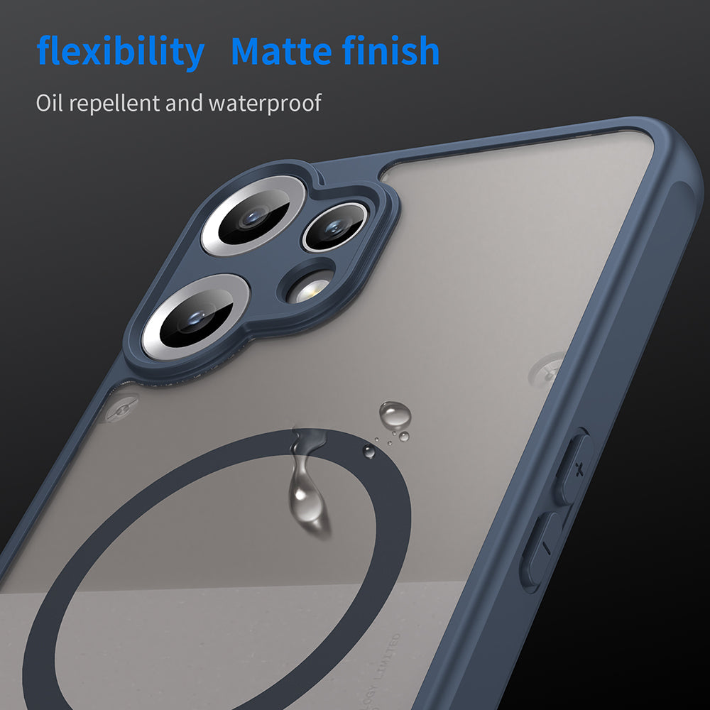 MagSafe-hoes voor Nothing CMF Phone 2 Pro, Techsuit, HaloFrost II, Marineblauw