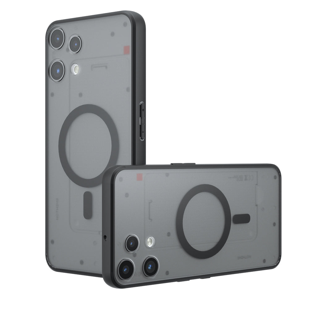 MagSafe hoes voor Nothing Phone (3a) Lite, Techsuit, PureFrost, Satijnzwart