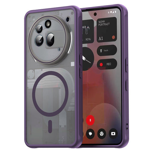 MagSafe-hoes voor Nothing Phone (3a) Pro, Techsuit, HaloFrost II, Paars