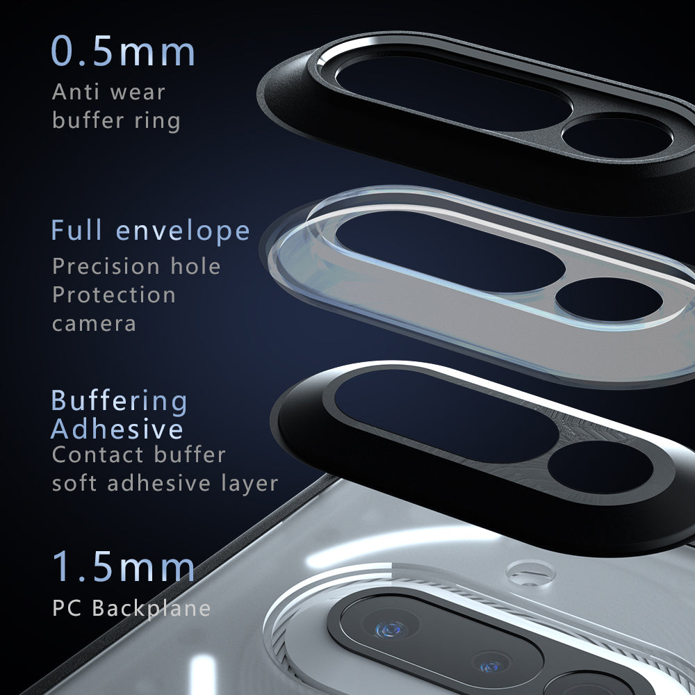 MagSafe-hoes voor Nothing Phone (3a), Techsuit, PureFrost, Zwart