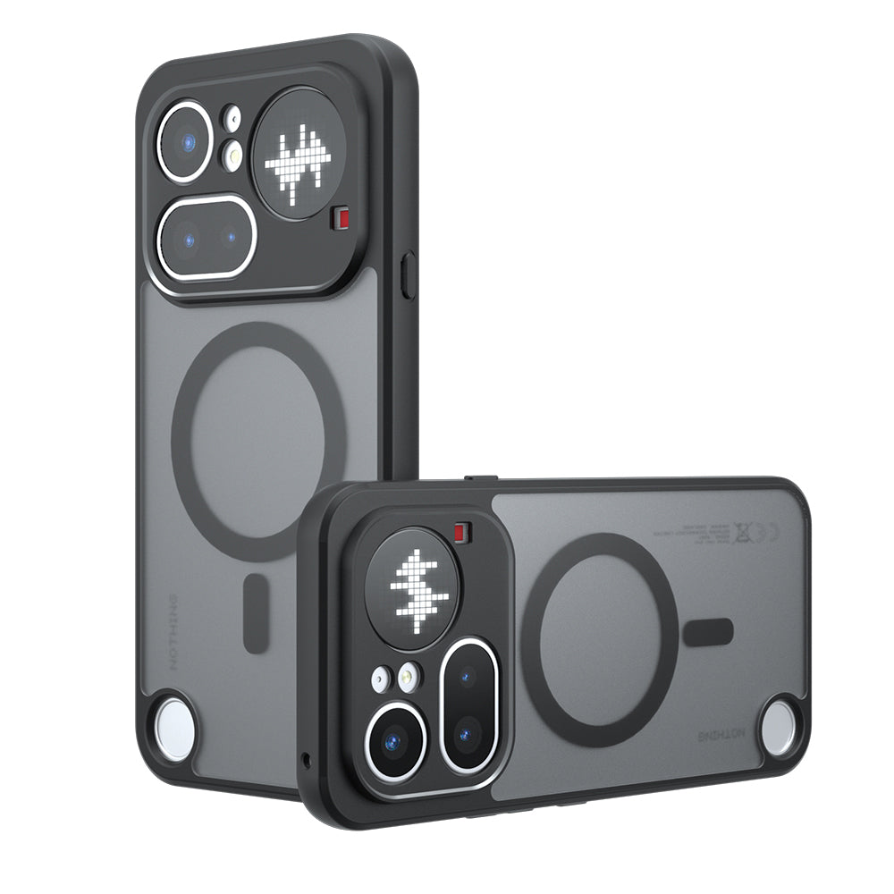MagSafe-hoes voor Nothing Phone (4a) Pro, Techsuit, PureFrost, Zwart Satijn