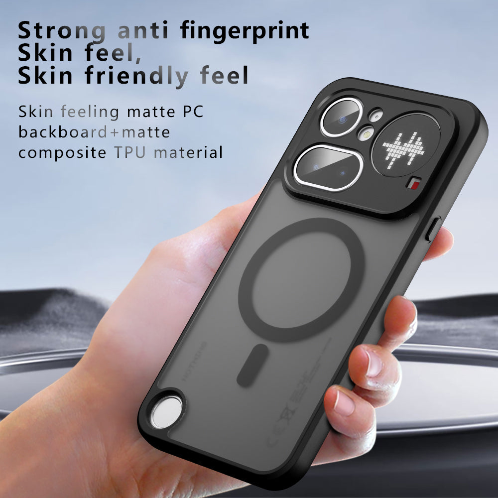 MagSafe-hoes voor Nothing Phone (4a) Pro, Techsuit, PureFrost, Zwart Satijn
