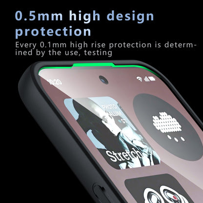 MagSafe-hoes voor Nothing Phone (4a) Pro, Techsuit, PureFrost, Zwart Satijn