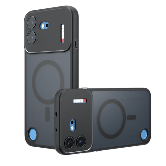 MagSafe-hoes voor Nothing Phone (4b), Techsuit, PureFrost, Zwart Satijn