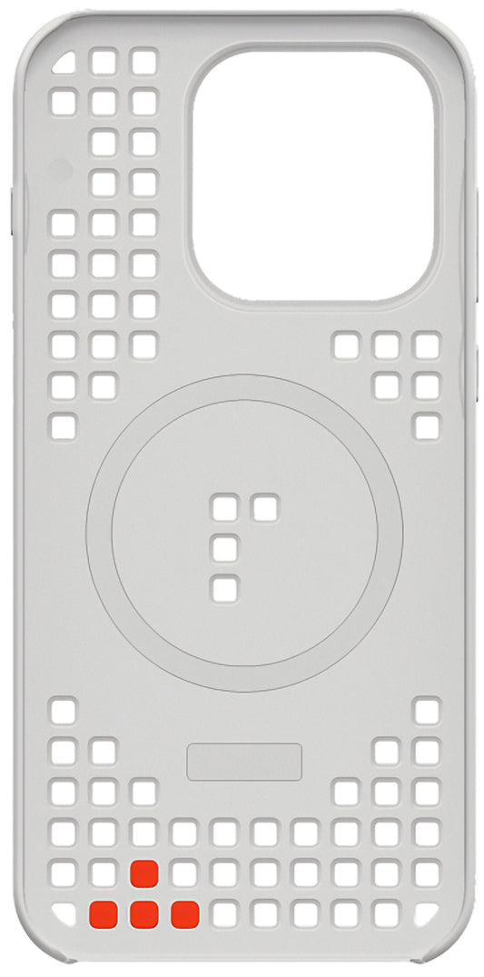 Hoesje voor OnePlus 15, Hole Pattern Magnetic, Grijs 5431102022