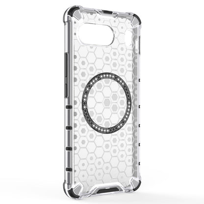 MagSafe-hoes voor OnePlus Nord 4, Techsuit, HoneyComb Shield, Wit