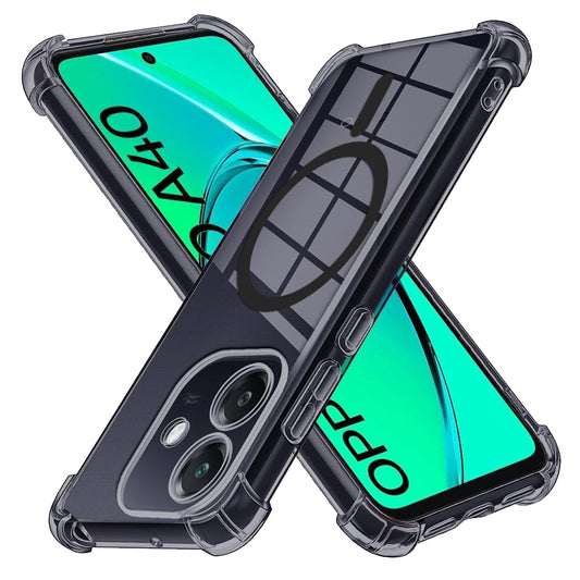 MagSafe-hoesje voor Oppo A3 4G, Techsuit, Schokbestendig Transparant, Getint