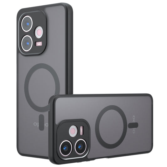 MagSafe Case for Oppo A5 Pro 4G / A5 Pro, Techsuit, PureFrost, Black