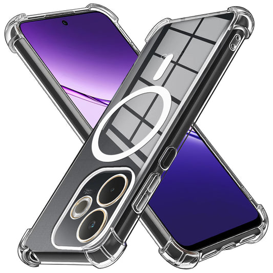 MagSafe-hoesje voor Oppo A5 Pro 4G / A5 Pro, Techsuit, Schokbestendig, Transparant
