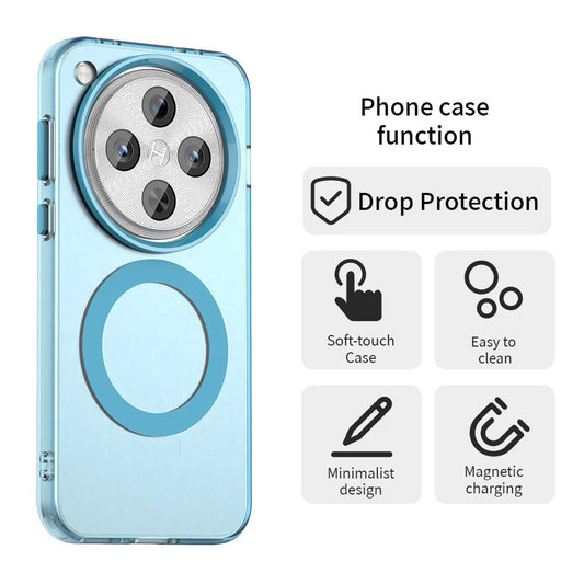 MagSafe-hoes voor Oppo Find X8 Pro, Techsuit, CandyCase, Blauw