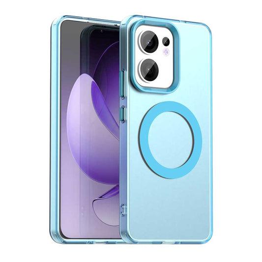 MagSafe-hoesje voor Oppo Reno13 FS 5G / Reno13 F 4G / Reno13 F, Techsuit, CandyCase, Blauw