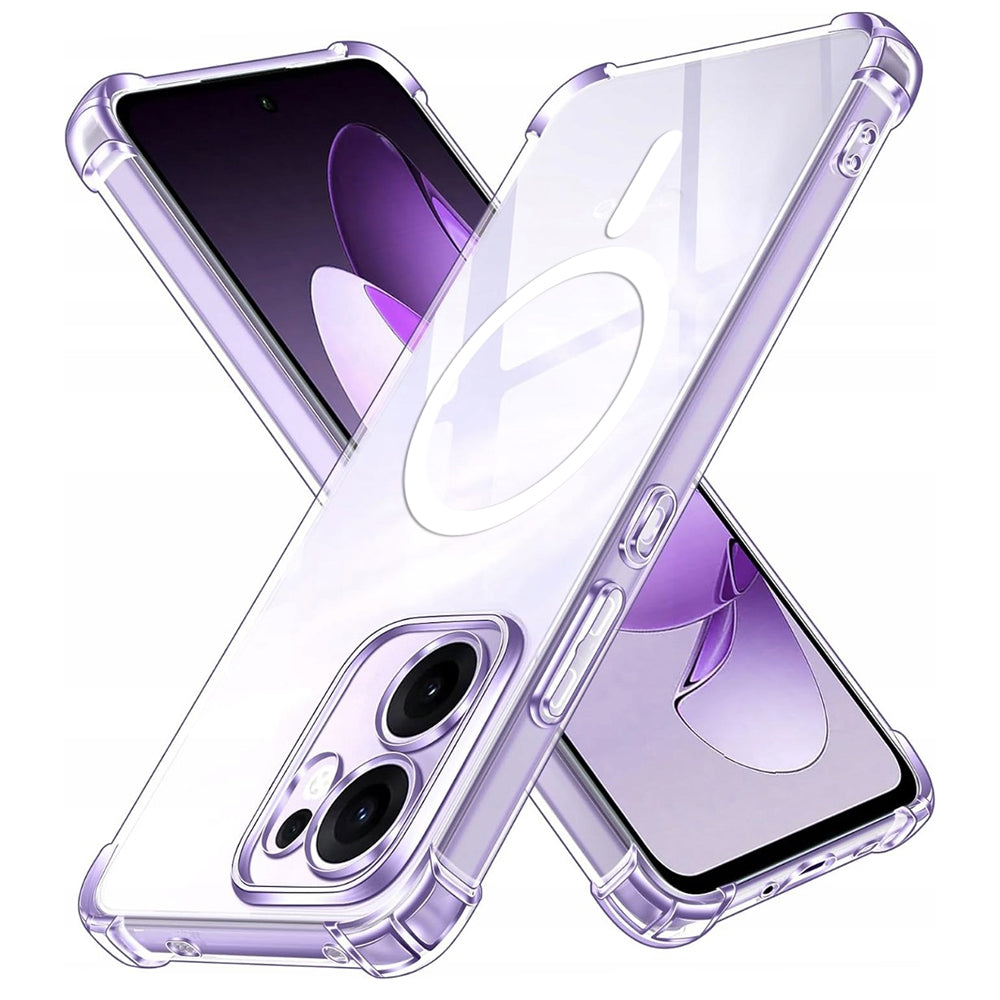 MagSafe-hoesje voor Oppo Reno13 FS 5G / Reno13 F 4G / Reno13 F, Techsuit, schokbestendig, transparant