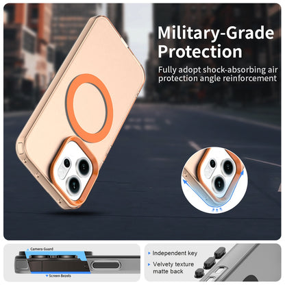 MagSafe hoes voor Oppo Reno14, Techsuit, CandyCase, Oranje