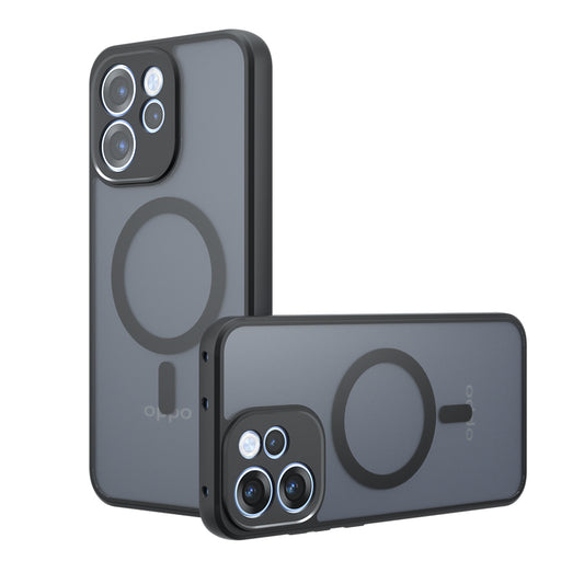 MagSafe-hoes voor Oppo Reno15 FS / Reno15 F, Techsuit, PureFrost, Zwart Satijn