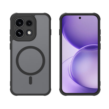 MagSafe-hoesje voor Oppo Reno16 F / Reno16 FS, Techsuit, HaloFrost II, Zwart