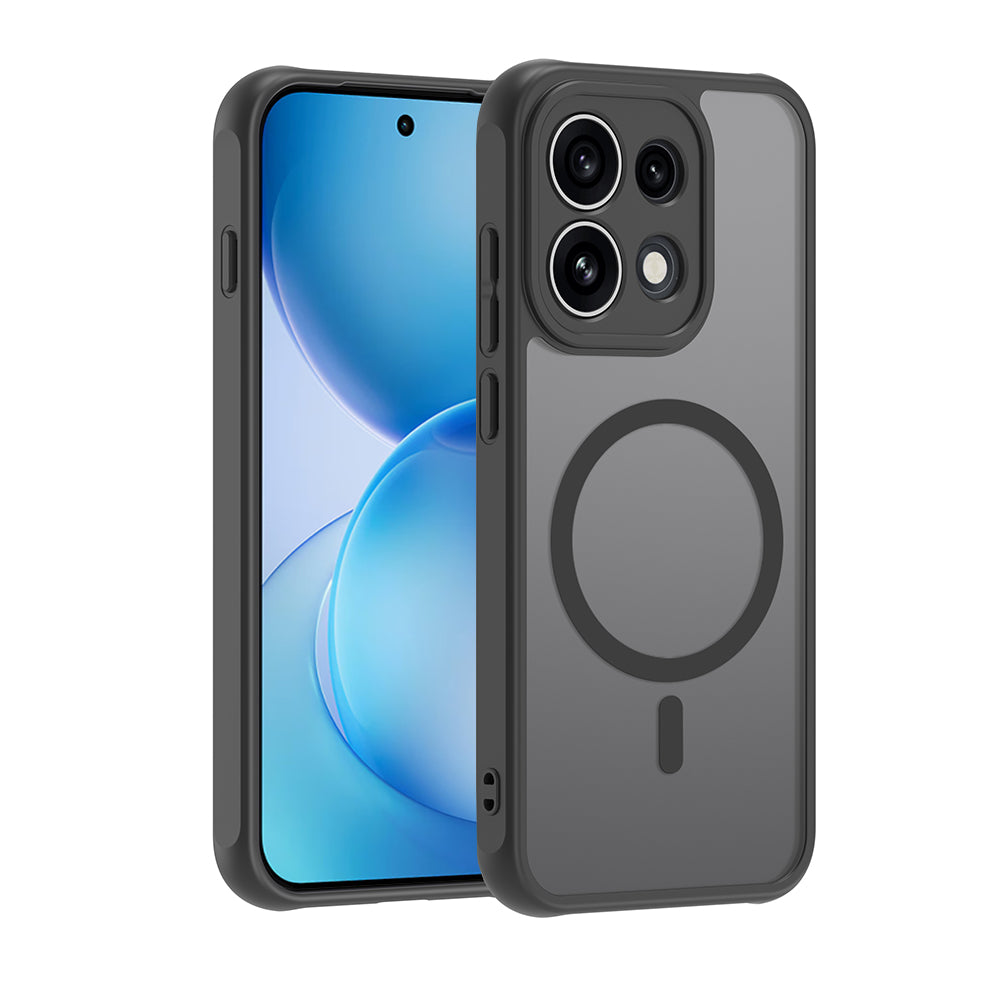 MagSafe-hoes voor Oppo Reno16 Pro, Techsuit, HaloFrost II, Zwart