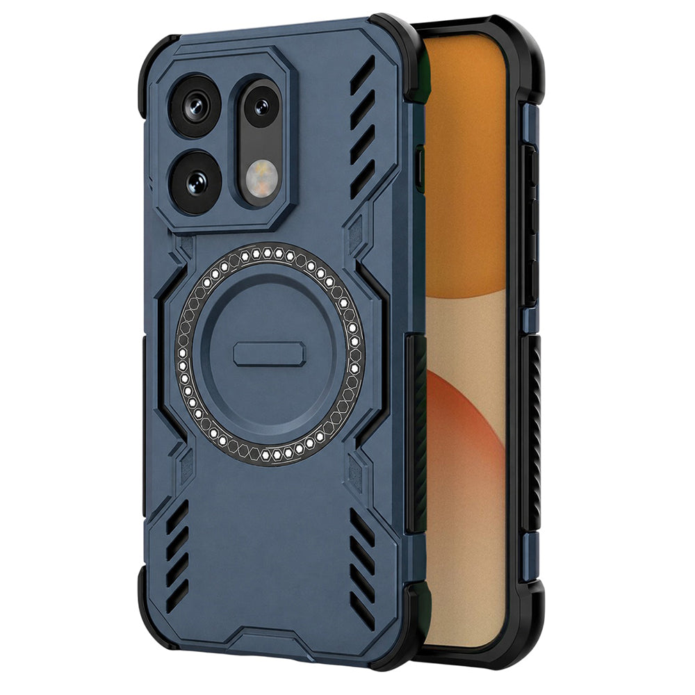 MagSafe-hoes voor Oppo Reno16 / Reno16 Pro, Techsuit, ArmorMag, Blauw
