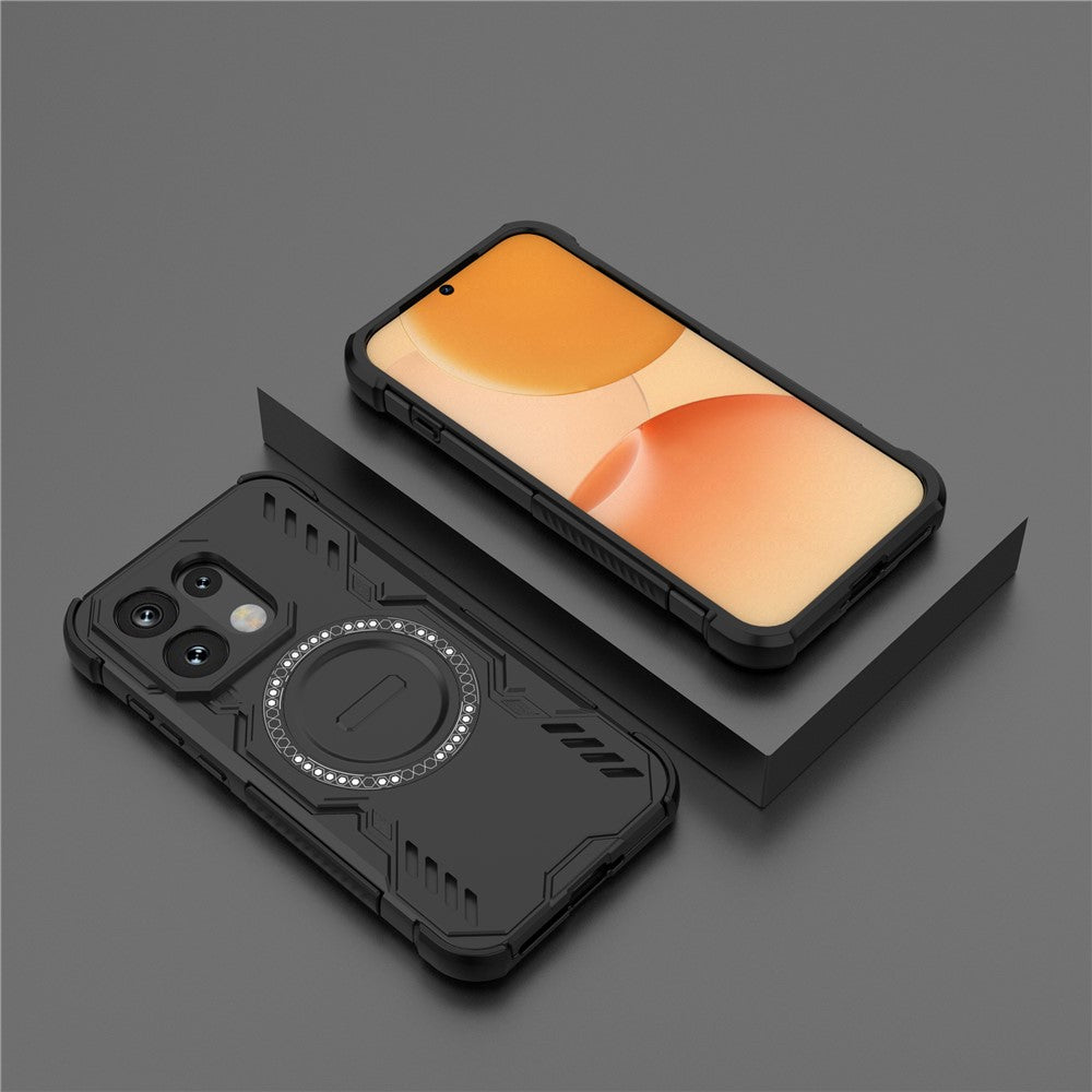 MagSafe-hoes voor Oppo Reno16 / Reno16 Pro, Techsuit, ArmorMag, Zwart