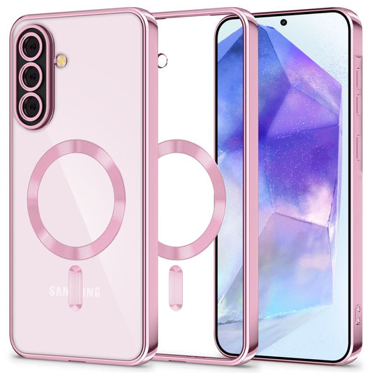 MagSafe Case for Samsung Galaxy A56 A566, Tech-Protect, Magflex, Rose Gold