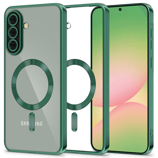 MagSafe Case for Samsung Galaxy A56 A566, Tech-Protect, Magflex, Green