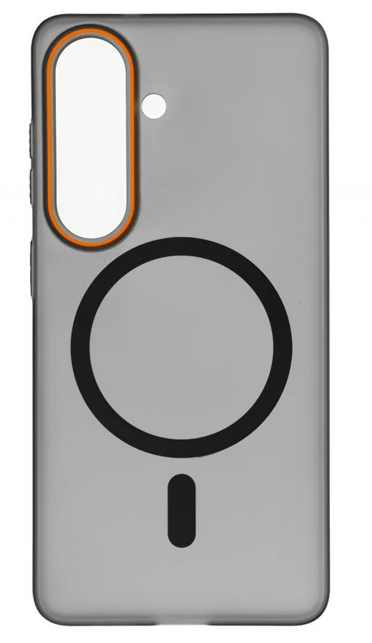MagSafe-hoesje voor Samsung Galaxy S26 S942, OEM, Go Orange, Zwart